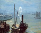 威廉 詹姆斯 格莱肯斯 : Tugboat and Lighter